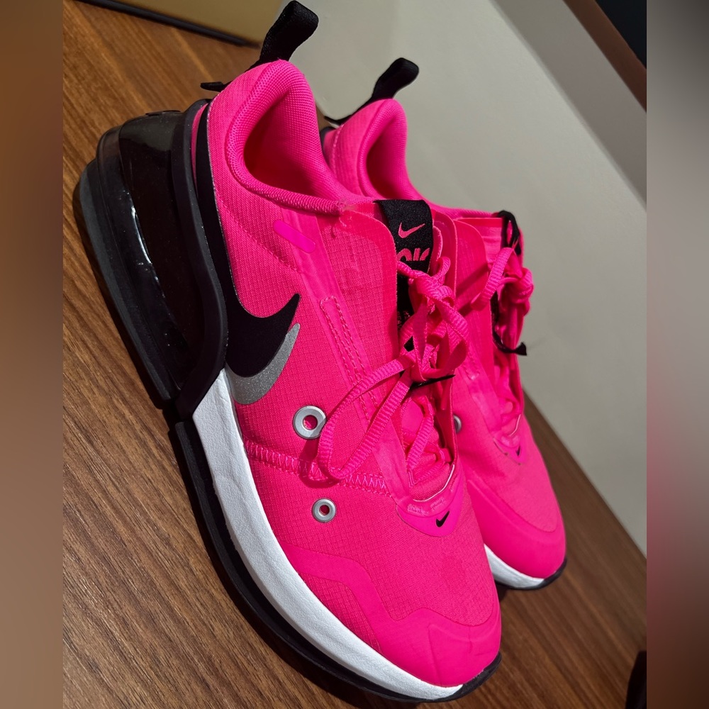 LIKE NEW Nike Air Max Up Neon Hot Pink Blast Black Size 8.5